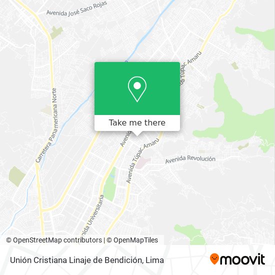 Unión Cristiana Linaje de Bendición map