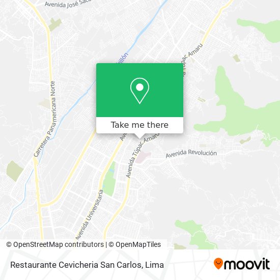 Restaurante Cevicheria San Carlos map