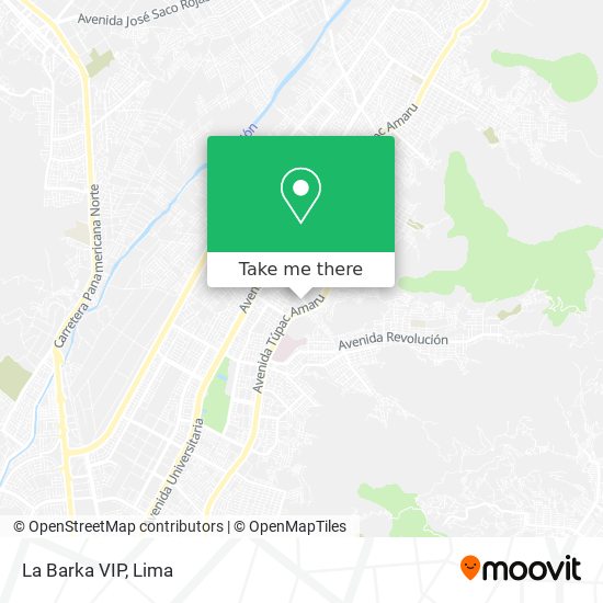 La Barka VIP map