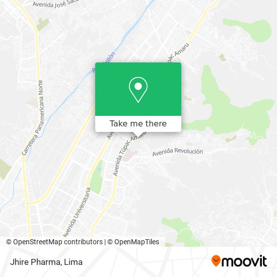 Mapa de Jhire Pharma