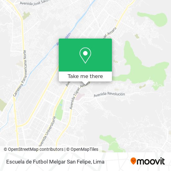 Escuela de Futbol Melgar San Felipe map