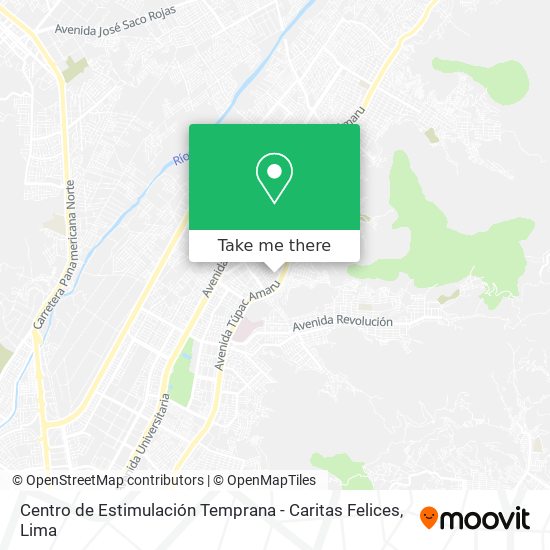 Centro de Estimulación Temprana - Caritas Felices map