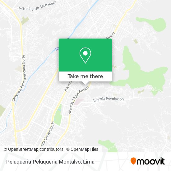 Mapa de Peluqueria-Peluqueria Montalvo