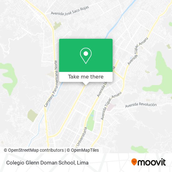 Colegio Glenn Doman School map