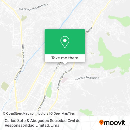 Carlos Soto & Abogados Sociedad Civil de Responsabilidad Limitad map