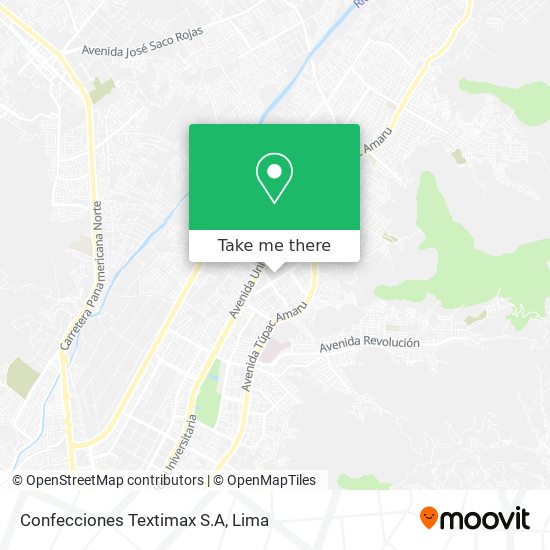Confecciones Textimax S.A map