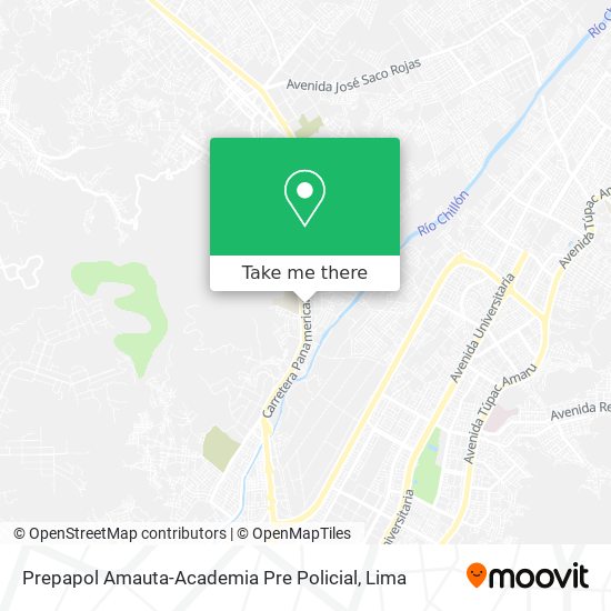 Mapa de Prepapol Amauta-Academia Pre Policial