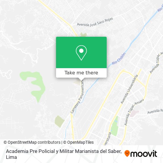 Academia Pre Policial y Militar Marianista del Saber map