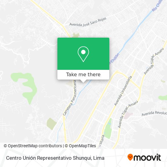 Centro Unión Representativo Shunqui map