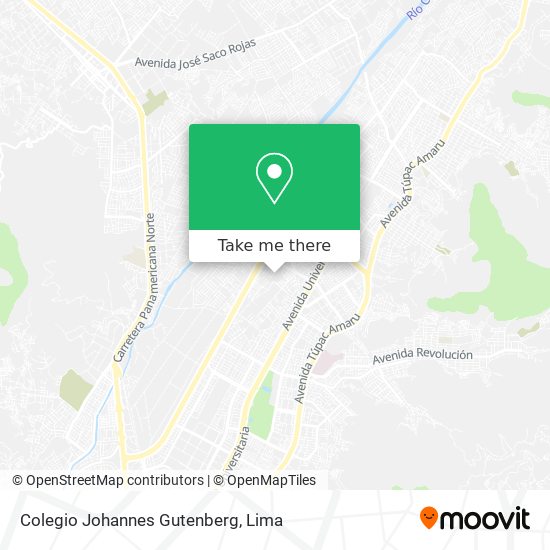 Mapa de Colegio Johannes Gutenberg