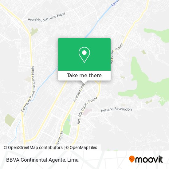 BBVA Continental-Agente map