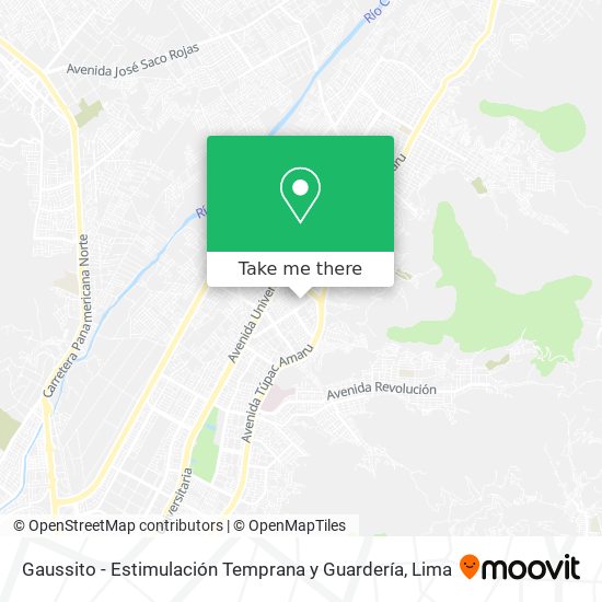 Gaussito - Estimulación Temprana y Guardería map