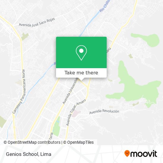 Mapa de Genios School