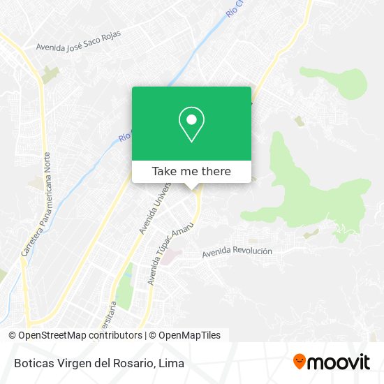 Boticas Virgen del Rosario map