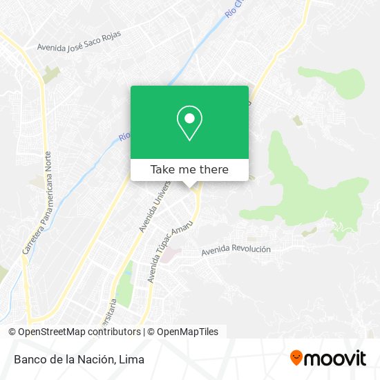 Banco de la Nación map