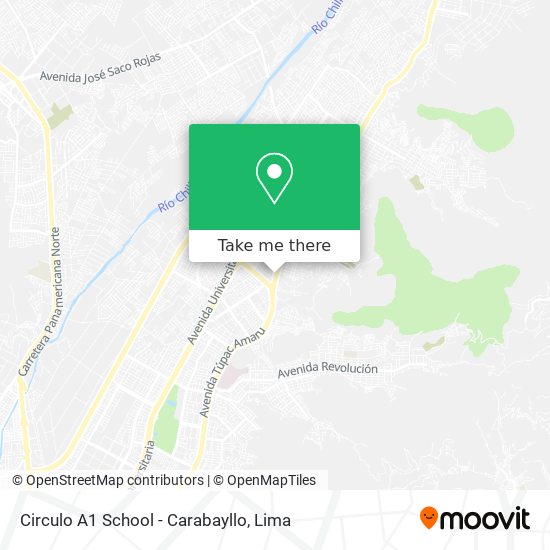 Mapa de Circulo A1 School - Carabayllo