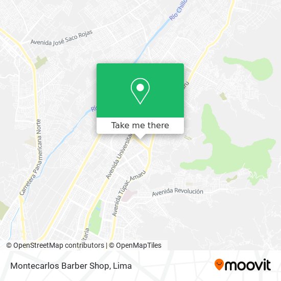 Montecarlos Barber Shop map