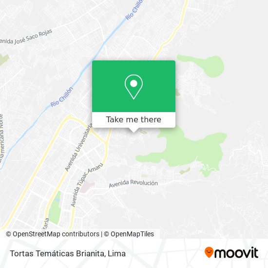 Tortas Temáticas Brianita map