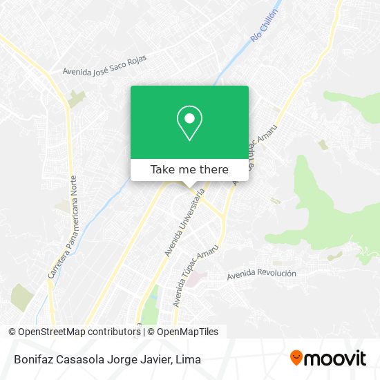 Mapa de Bonifaz Casasola Jorge Javier