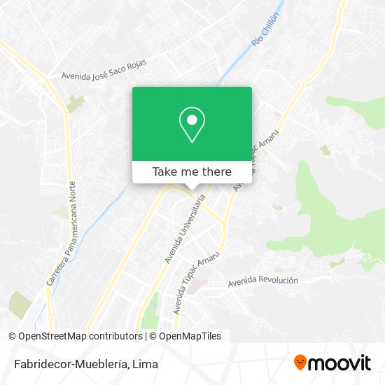 Mapa de Fabridecor-Mueblería