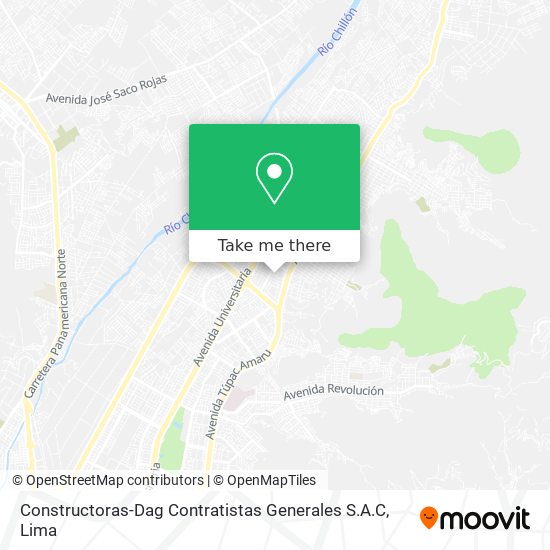 Mapa de Constructoras-Dag Contratistas Generales S.A.C