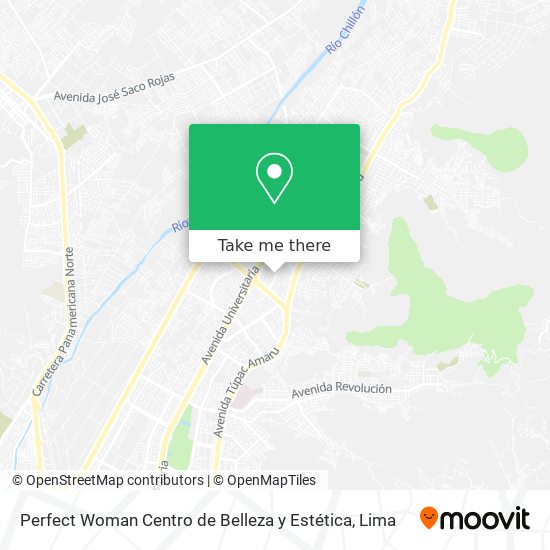 Perfect Woman Centro de Belleza y Estética map
