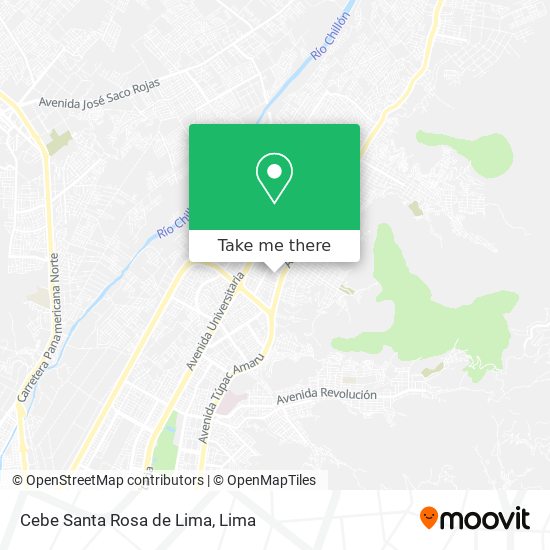 Cebe Santa Rosa de Lima map