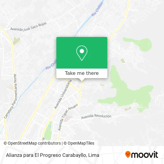 Alianza para El Progreso Carabayllo map