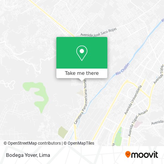 Bodega Yover map
