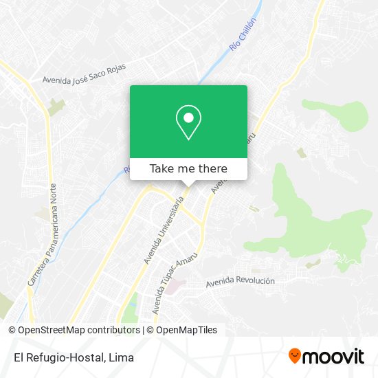 El Refugio-Hostal map