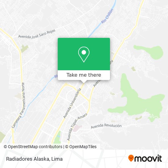 Mapa de Radiadores Alaska