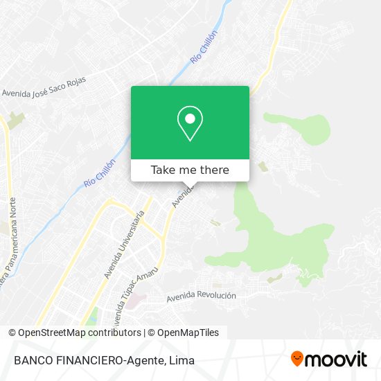 Mapa de BANCO FINANCIERO-Agente