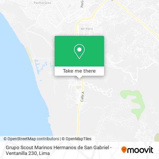 Grupo Scout Marinos Hermanos de San Gabriel - Ventanilla 230 map