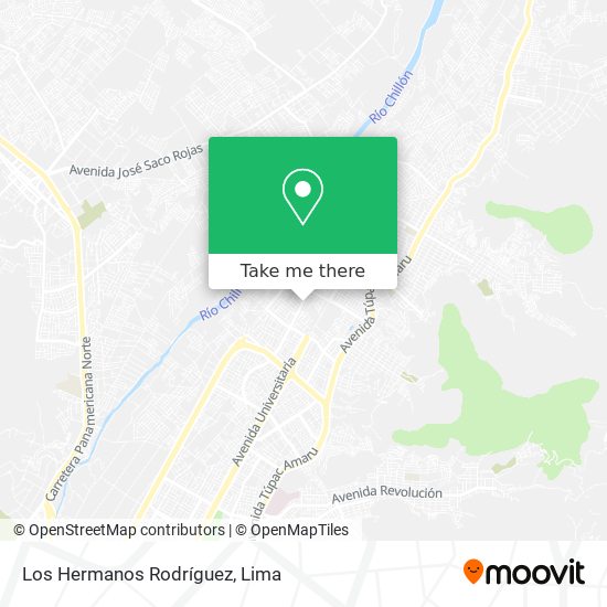 Los Hermanos Rodríguez map