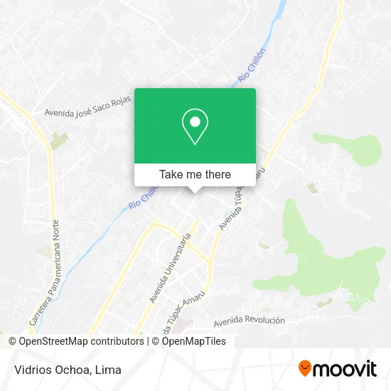 Vidrios Ochoa map