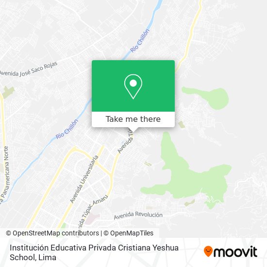 Institución Educativa Privada Cristiana Yeshua School map