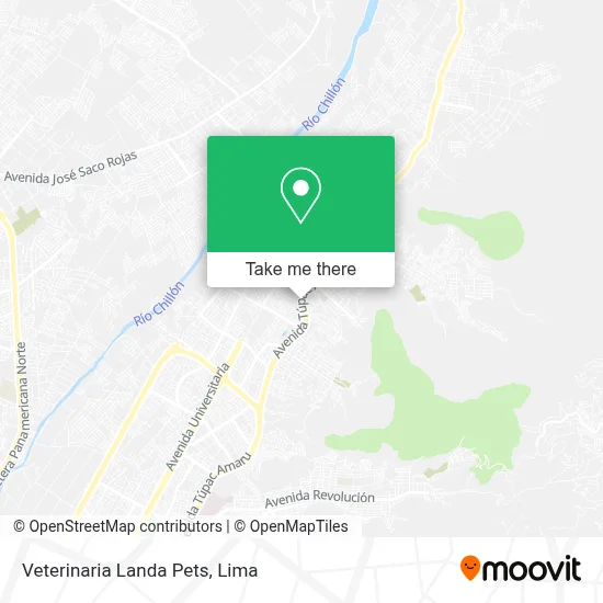 Veterinaria Landa Pets map