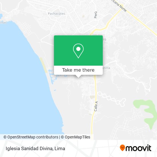 Mapa de Iglesia Sanidad Divina