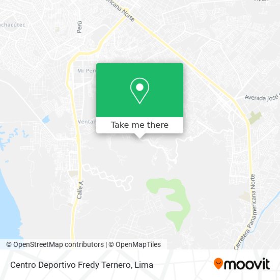 Mapa de Centro Deportivo Fredy Ternero