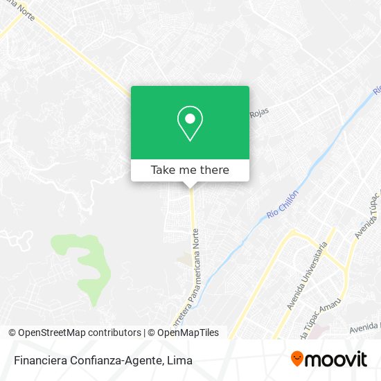 Financiera Confianza-Agente map