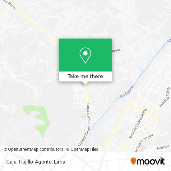 Caja Trujillo-Agente map