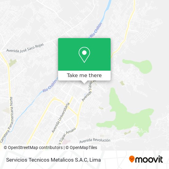 Mapa de Servicios Tecnicos Metalicos S.A.C