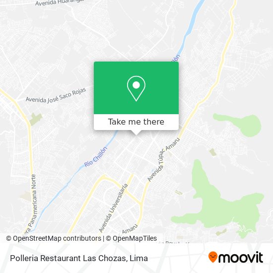 Polleria Restaurant Las Chozas map