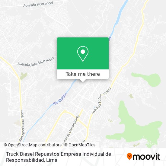 Truck Diesel Repuestos Empresa Individual de Responsabilidad map