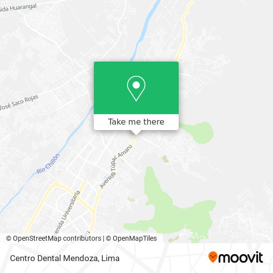 Mapa de Centro Dental Mendoza