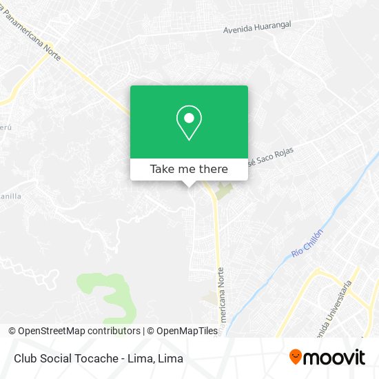 Club Social Tocache - Lima map