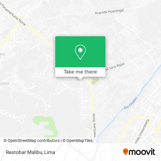 Mapa de Restobar Malibu