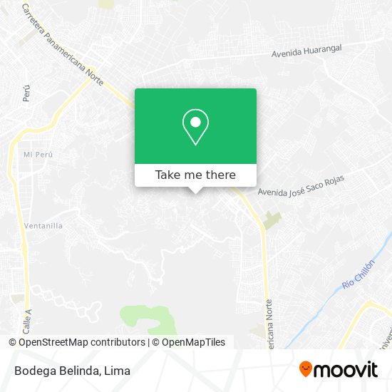Mapa de Bodega Belinda