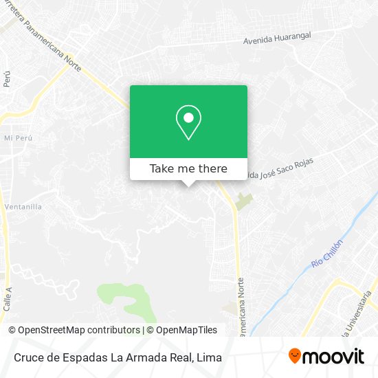 Mapa de Cruce de Espadas La Armada Real