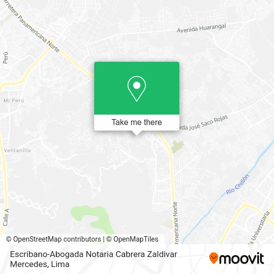 Mapa de Escribano-Abogada Notaria Cabrera Zaldivar Mercedes